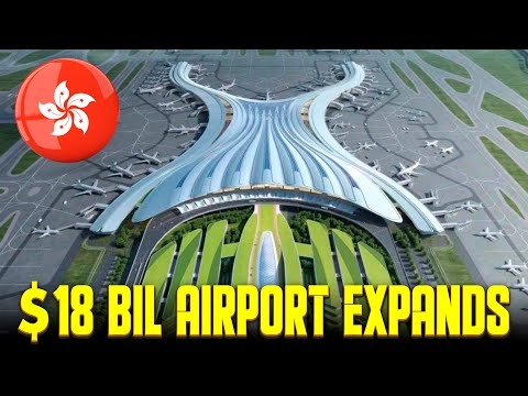 Expansão do aeroporto de Hong Kong em 18 bilhões de dólares