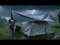 POURING RAIN‼️ 5 DAYS Camping in heavy rain ALL DAYS DEFAULT Thumbnail
