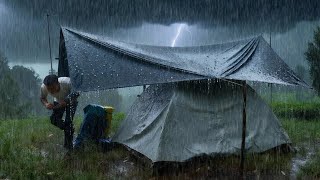 POURING RAIN‼️ 5 DAYS Camping in heavy rain ALL DAYS MQDEFAULT Thumbnail