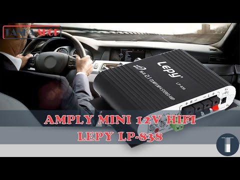 Amply mini 12V Lepy LP-838 Hi-Fi 2.1