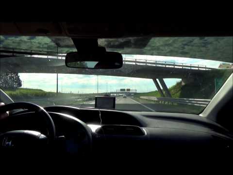 Driving from Harvey Norman store in Zagreb to Karlovac - Croatia (Hrvatska)