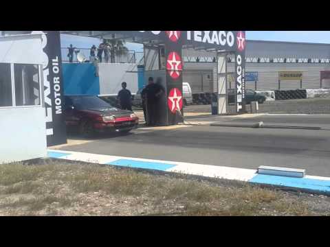 Honda Crx B20 swap drag Achna Speedway