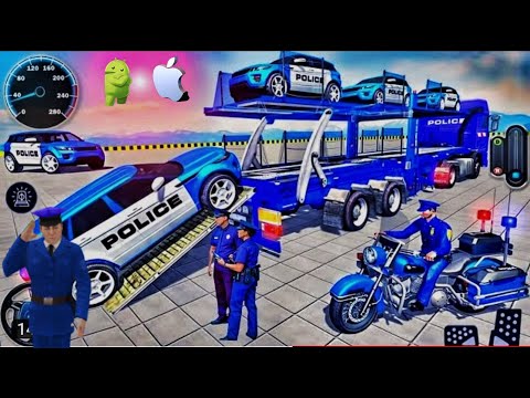 US Police ATV Quad Bike Transport Cargo Plane Game #Nabras_Toys