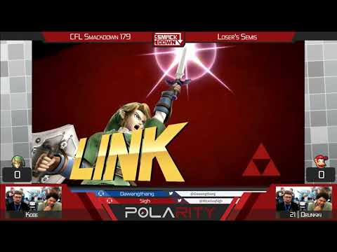 CFL Smackdown 179 WiiU - Kiki (Diddy Kong) vs Kobe (Link) - Losers Semis
