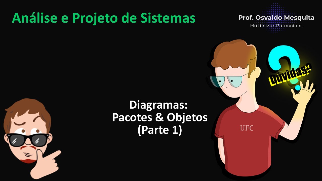 [APS] Videoaula sobre os Diagramas de Pacotes e de Objetos (Parte 1)