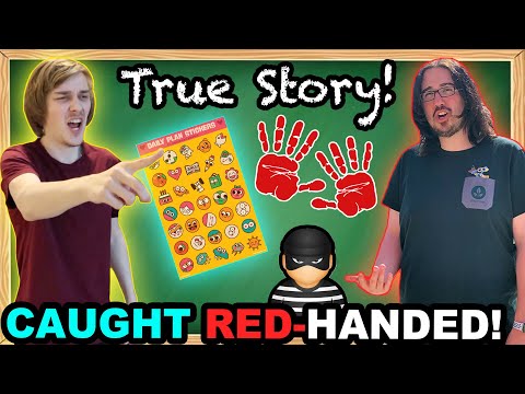 SML und Chilly SCHOOL: AUFKLEBER STEHLEN!!