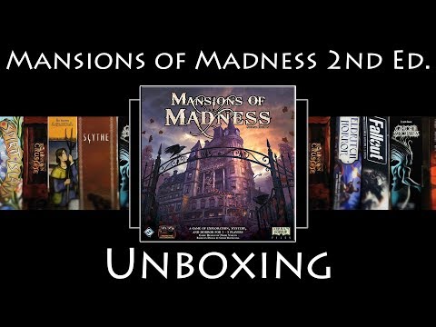 Unboxing Mansions of Madness 2nd Edition