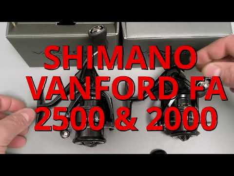 Porównanie wielkości kołowrotka Shimano Vanford FA 2000 i 2500 | bialaryba.pl