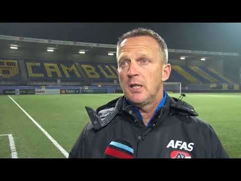 Reactie Van den Brom na SC Cambuur - AZ