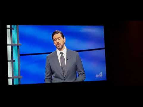 Aaron Rodgers Last Day On Jeopardy