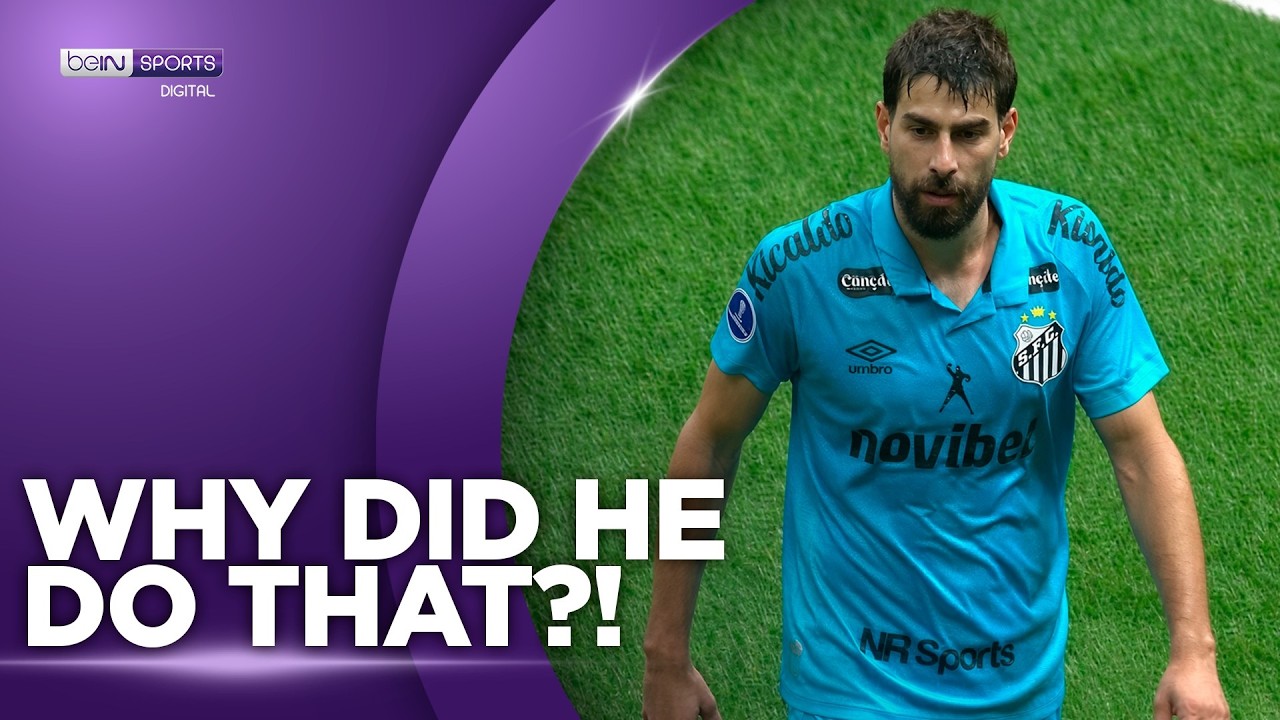 Why Did He Do That?! 😳 Luan Peres Booked for Throwing Ball at Rival