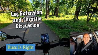 EBIKES - Full Leg Extension While Riding and Throttle Discussion