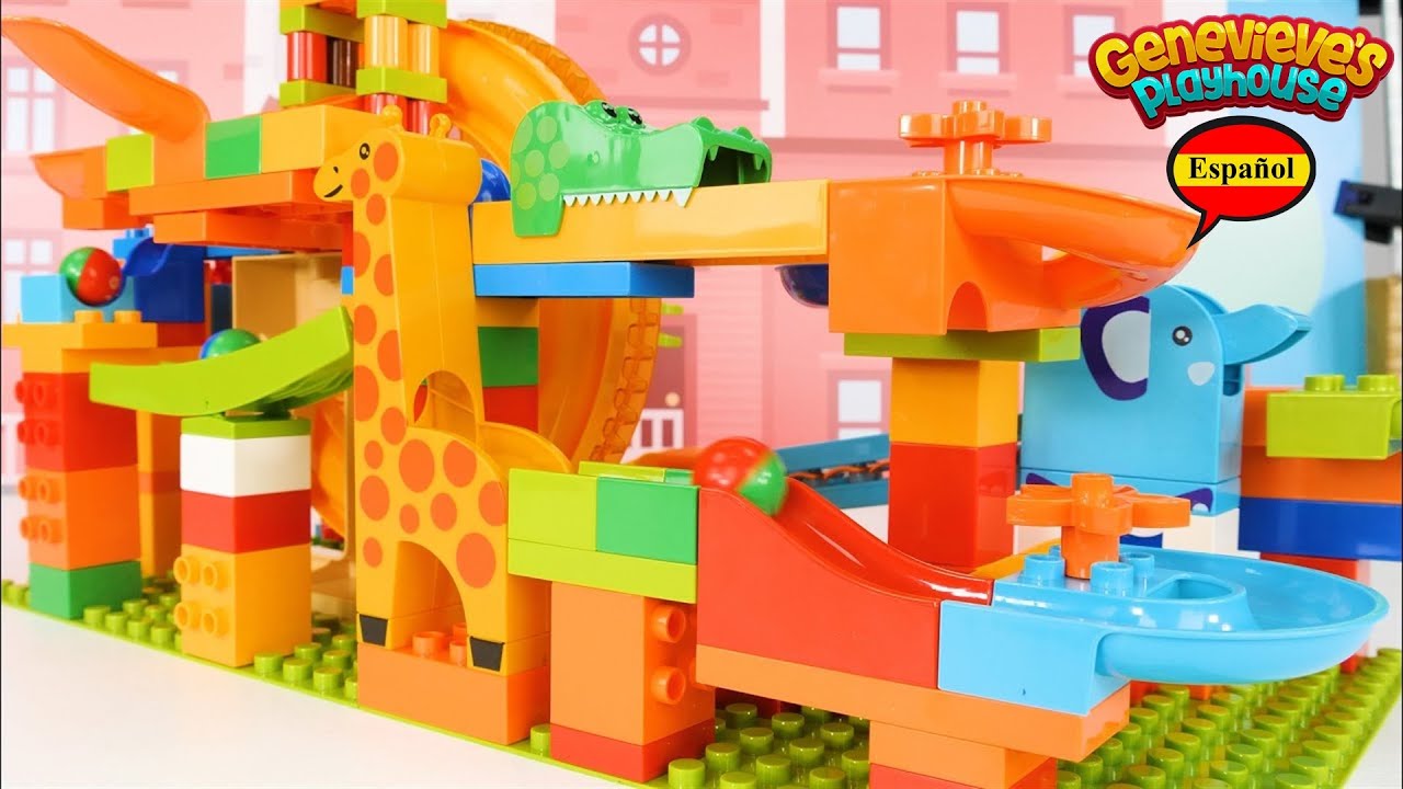 ¡Construyamos un Divertido Laberinto de Canicas con Bloques de Construcción!