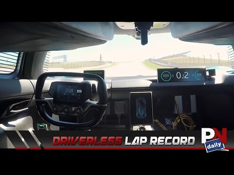 This Electric SuperCar Broke A Track Record With No Human Driver