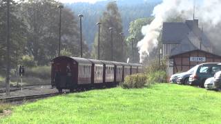 preview picture of video 'Harzer Schmalspurbahn / Elend (03.10.2014)'