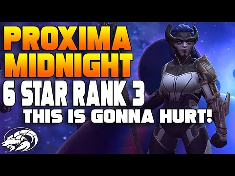 Proxima Midnight 6 Star Rank 3 Game Play | Marvel Contest Of Champions
