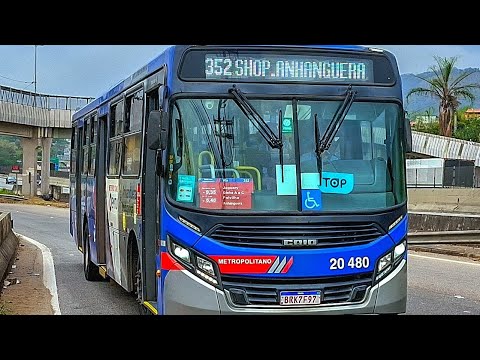 Ônibus Caio Apache Vip IV Mercedes Benz OF 1724L Bluetec 5 Viação Urubupungá (EMTU) Linha 352TRO