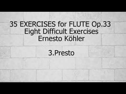 35 Exercises for Flute Op.33 Book Ⅲ　No.3/E.Köhler