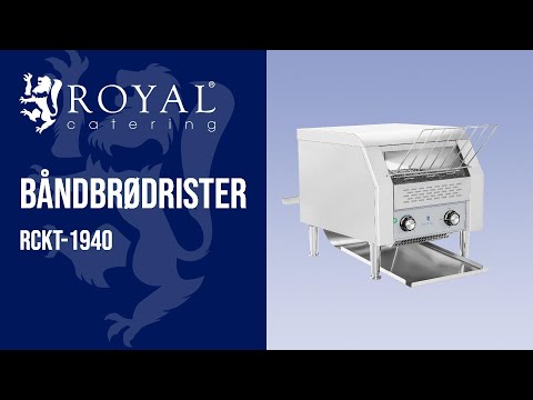 Produktvideo - Båndbrødrister - 2200 W - 7 hastighedstrin - 3 varmeniveauer
