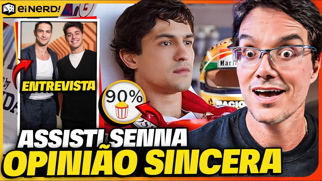 ASSISTI A SÉRIE SENNA DA NETFLIX - VALE A PENA? + ENTREVISTA COM ATOR GABRIEL LEONE