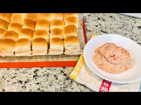 CUBAN HAM SPREAD SANDWICHES/BOCADITOS DE PASTA