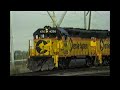 CONRAIL CHESSIE AT CAL PARK CROSSING IL 5 9 1982 VINTAGE FREIGHT CARS PLUS N W AT OSBORN TOWER