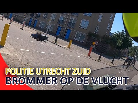 Politie Utrecht Zuid | Brommer op de vlucht | Rijden onder invloed |