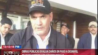 Obras Públicas evalúa daños en paso a desnivel de 27 de febrero con Doctor Defilló Obras Públicas evalúa daños en paso a desnivel de 27 de febrero con Doctor Defilló