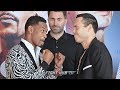 DANIEL JACOBS VS. JULIO CESAR CHAVEZ JR - FULL FACE TO FACE - 1ST FACE OFF IN LOS ANGELES