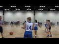  TOC Indy 7/8/20 Semi-finals vs SMAC Elite- Carlie Vick #30 Black 17pts- 6 Rebounds