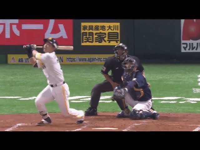【2回裏】今季第1号はポール直撃!! ホークス・中村晃 先制のソロホームラン!! 2017/5/10 H-Bs