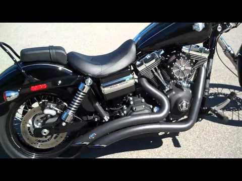 2011 HD Wide Glide Vance & Hines Big Radius 2 into 2 Roland Sands Air Breather