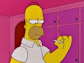 The Simpsons Homer Smoking Marijuana