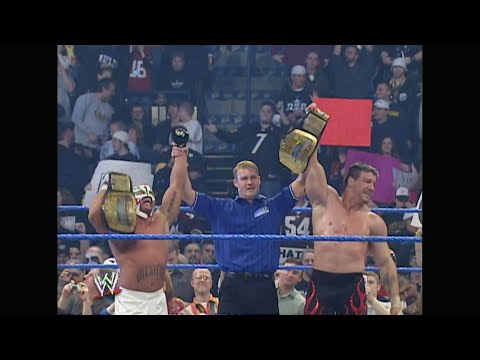 Rey Mysterio & Eddie Guerrero win the Tag Team Titles: No Way Out 2005