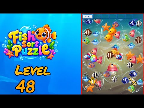 Fish Sort Puzzle Level 48 Walkthrough thumbnail