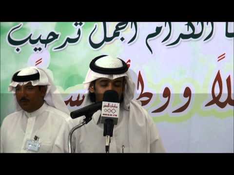 الشاعر عبدالعزيز سعود العنزي في حفل الغضاورة بحفر الباطن
