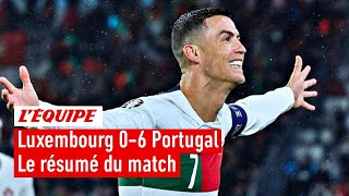 Luxembourg 0-6 Portugal : Nouveau doublé de Ronaldo et avalanche de buts
