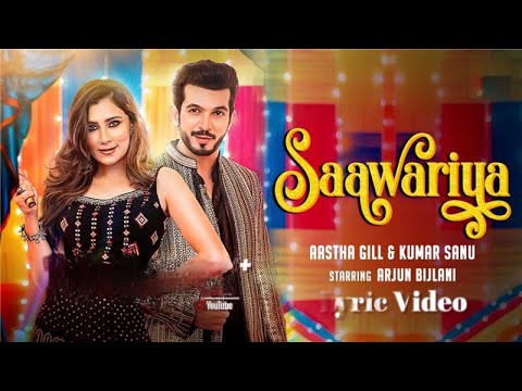 Saawariya - Lyrical Video | Aastha Gill | Kumar Sanu | Arjun Bijlani | Navratri Song