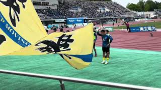 5/3 山形🆚栃木SC 試合前、試合後AWAY選手様子#サッカー #jリーグ #栃木sc 
