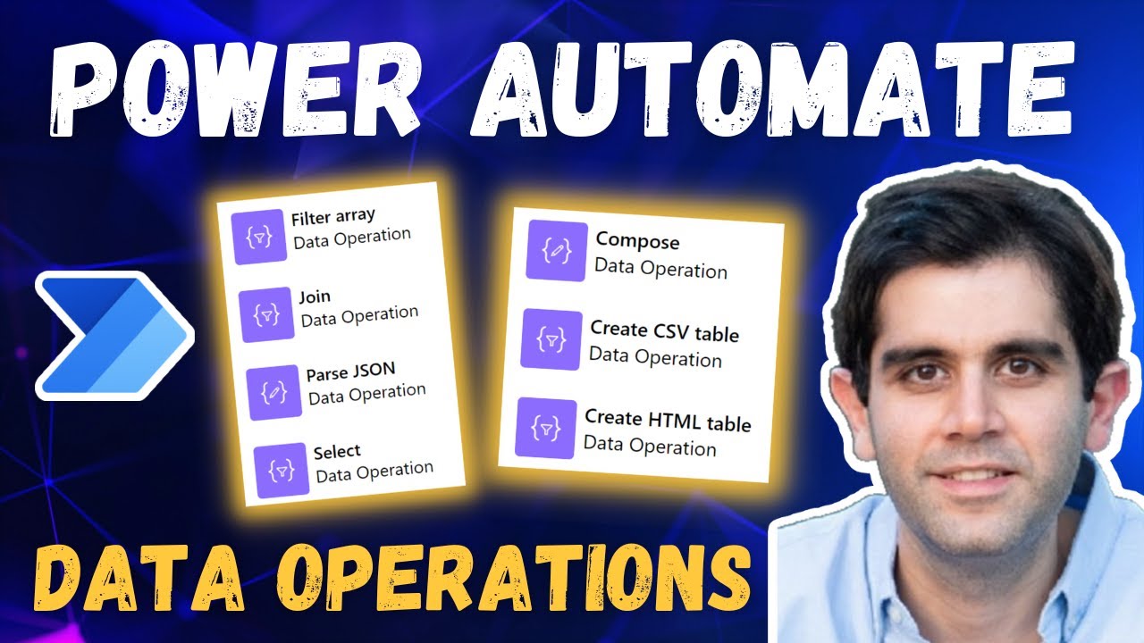 Power Automate Compose, Join, Select, Filter, Create tables, Parse JSON | Data Operations in flow