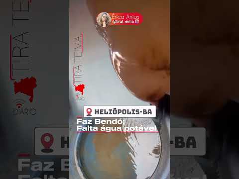 Água potável na zona rural de Heliópolis-BA