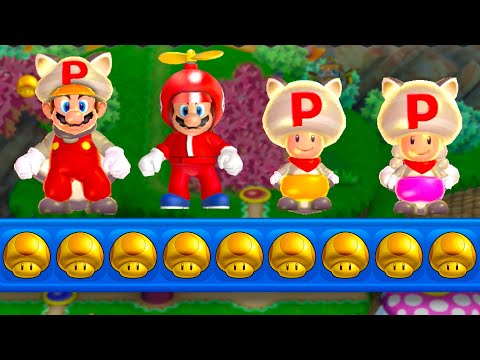 New Super Mario Bros U Deluxe – 2 Players Walkthrough Co-Op