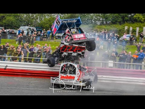 BriSCA F1 Stockcars British Last Bender - 8 Catherine Harris Vs 97 Ryan Harrison - Hednesford