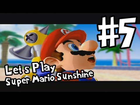 DinosaurFriend plays Super Mario Sunshine - Part 5 - Pinna Park Adventures!