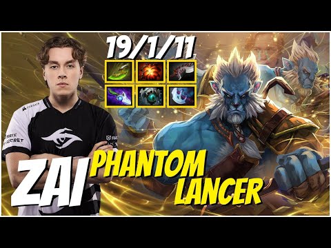 Phantom Lancer CARRY - FULL GAMEPLAY by Secret Zai vs Topson - New blink dagger BROKEN?!
