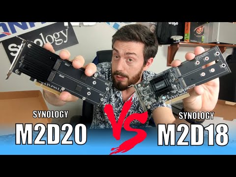 Synology Sinologija | M2D20 | Dviejų lizdų M.2 NCMe PCIe SSD adapterio kortelė grynųjų pinigų pagreitinimui GT/s | PCIe 3.0 x 8 video