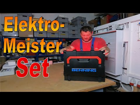 SET Messgeräte-Box Elektromeister BENNING 😲 DUSPOL digital , MM 2-3 Multimeter , CM 2-1 Stromzange