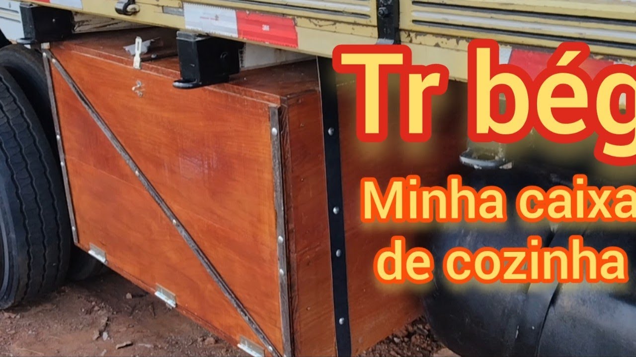 como fazer e instalar uma caixa de cozinha de caminhão/ passo a passo