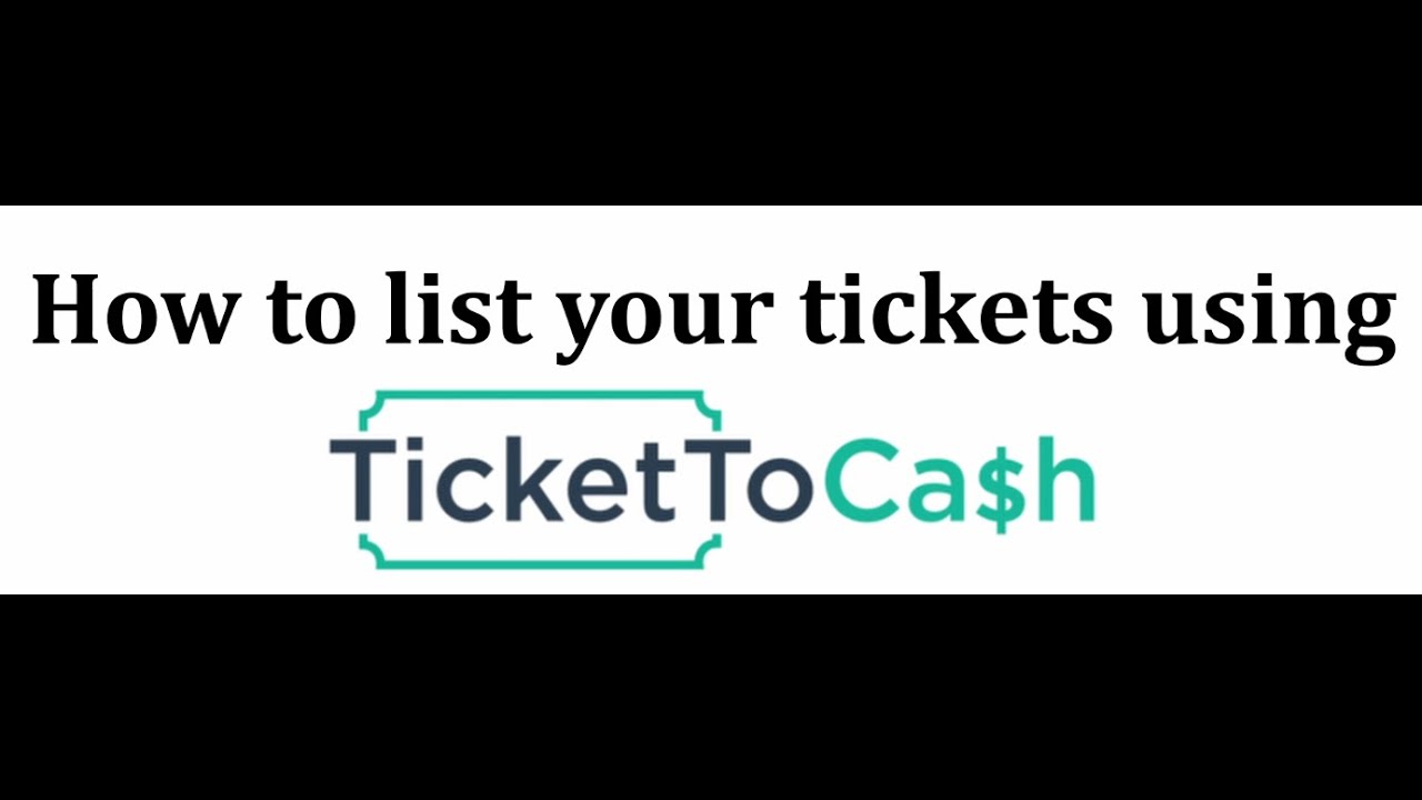 Listing Process - Hard (Physical) Ticket type