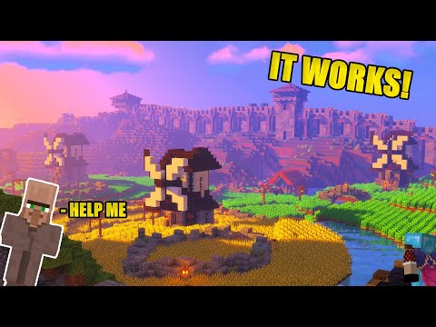 INSANE: I Created a Fully Functioning Crop Field in Minecraft!